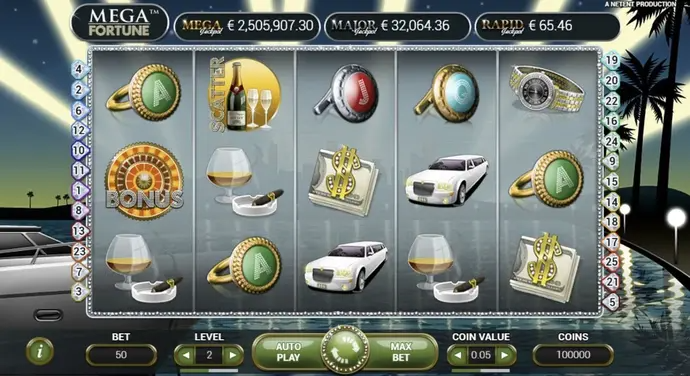 Mega Fortune at Jackpot Joy